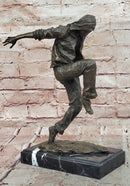 Bronze Table-Top Sculpture Break Dancer by Mavchi