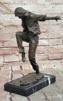 Bronze Table-Top Sculpture Break Dancer by Mavchi