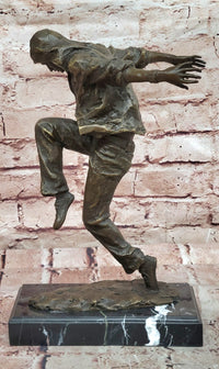 Bronze Table-Top Sculpture Break Dancer by Mavchi