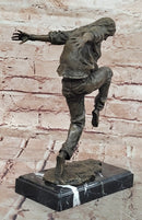 Bronze Table-Top Sculpture Break Dancer by Mavchi