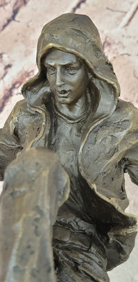 Bronze Table-Top Sculpture Break Dancer by Mavchi