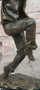 Bronze Table-Top Sculpture Break Dancer by Mavchi