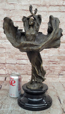 Original Artwork by Aldo Vitaleh Fashion Model Bronze Sculpture Statue
