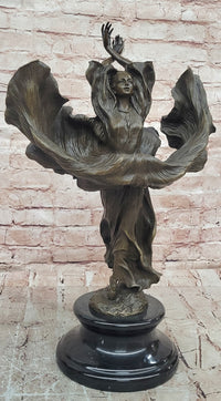 Original Artwork by Aldo Vitaleh Fashion Model Bronze Sculpture Statue