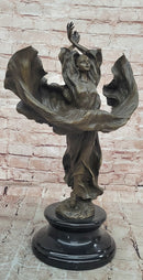 Original Artwork by Aldo Vitaleh Fashion Model Bronze Sculpture Statue