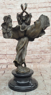 Original Artwork by Aldo Vitaleh Fashion Model Bronze Sculpture Statue