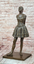 Little Fourteen-Year-Old Dancer Ballerina Ballet Contemporary Bronze Sculpture Degas