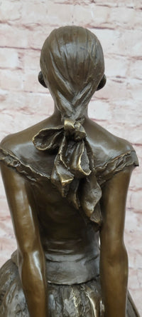 Little Fourteen-Year-Old Dancer Ballerina Ballet Contemporary Bronze Sculpture Degas