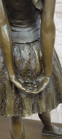 Little Fourteen-Year-Old Dancer Ballerina Ballet Contemporary Bronze Sculpture Degas