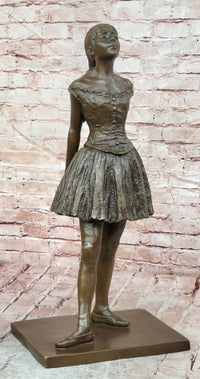 Little Fourteen-Year-Old Dancer Ballerina Ballet Contemporary Bronze Sculpture Degas