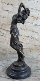 Bronze Art Nouveau Dancing Woman by Aldo Vitaleh