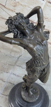 Bronze Art Nouveau Dancing Woman by Aldo Vitaleh