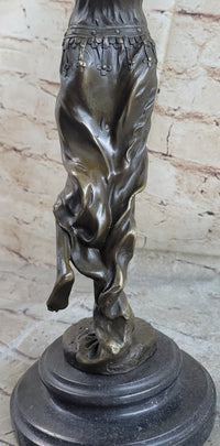 Bronze Art Nouveau Dancing Woman by Aldo Vitaleh