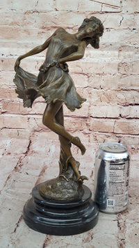 Bronze Art Nouveau Dancer by Cesaro