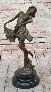 Bronze Art Nouveau Dancer by Cesaro