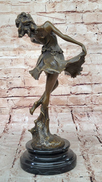 Bronze Art Nouveau Dancer by Cesaro