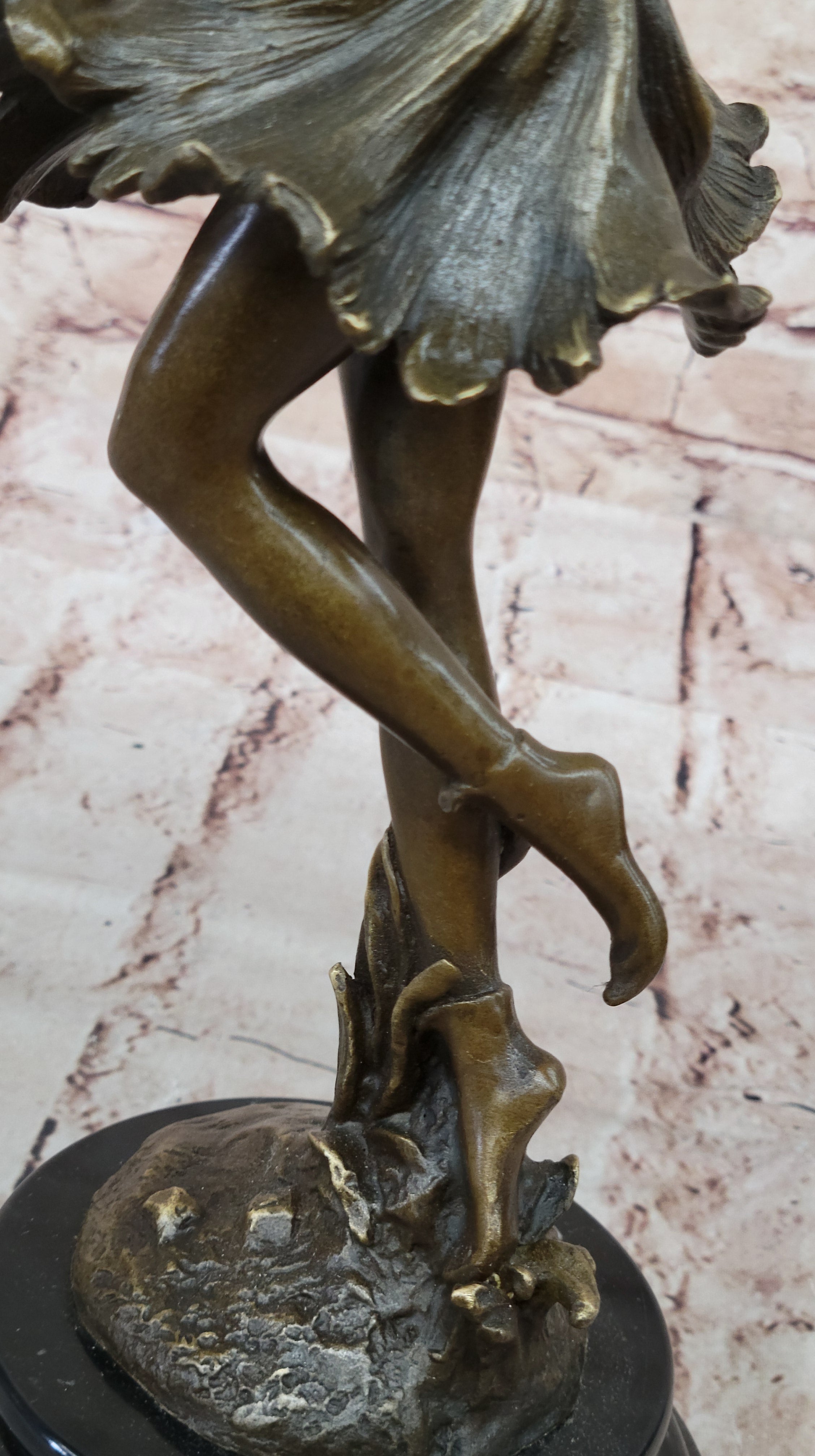 Bronze Art Nouveau Dancer by Cesaro