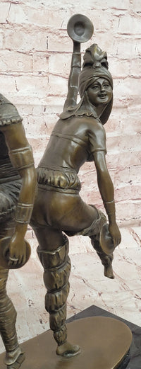D H Chiparus Bronze Dancing Pair Sculpture Hand Made Art Deco Statue