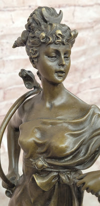 Diana Bronze Sculpture: Mythological Goddess with Bow, Patron Hunter Statue