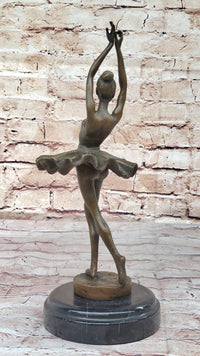 Hot Cast Bronze Prima Ballerina Dancer by Milo