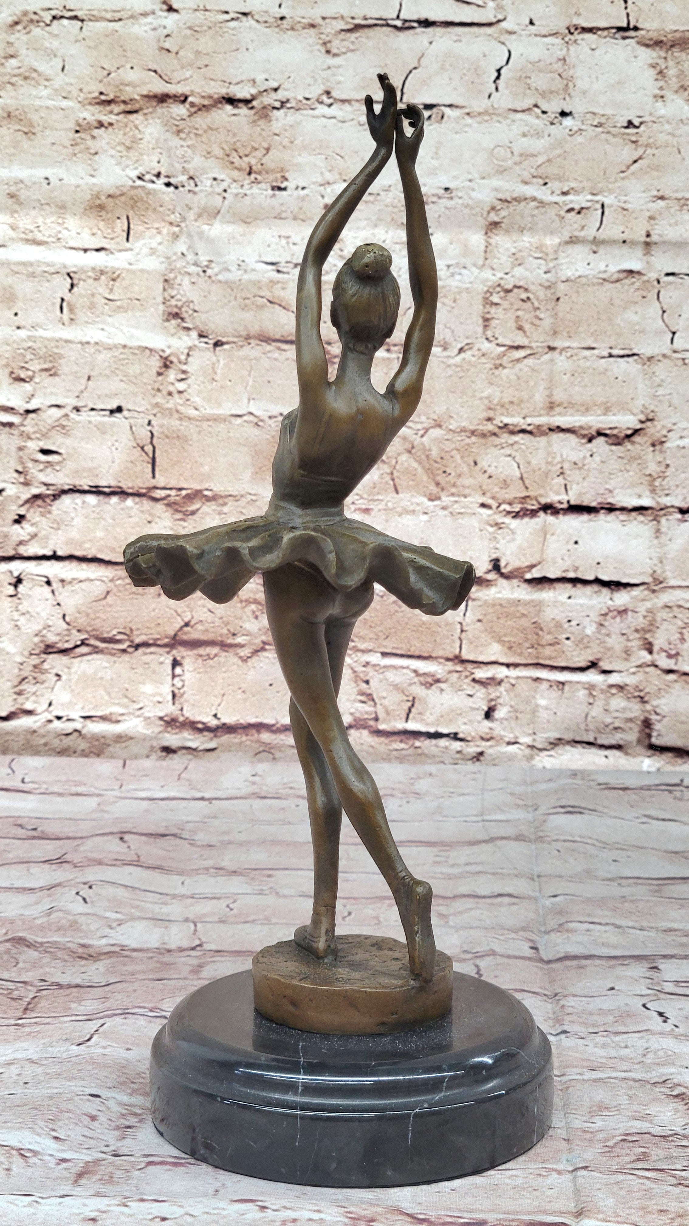 Hot Cast Bronze Prima Ballerina Dancer by Milo