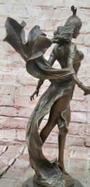 Signed Original Artwork by Miguel Lopez (Milo) Art Deco Figurine Sword Dancer