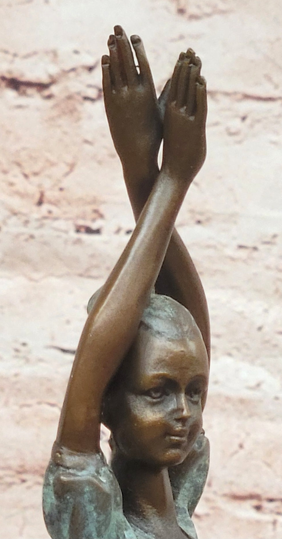 Signed Original Milo Prima Ballerina Genuine Bronze Sculpture W/ Special Patina
