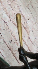 Signed Mario Nick Abstract Mid Century Baseball Player Bronze