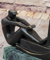 Rowing Crew Boat Canoe Kayak Water Sports Bronze Trophy