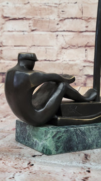 Rowing Crew Boat Canoe Kayak Water Sports Bronze Trophy