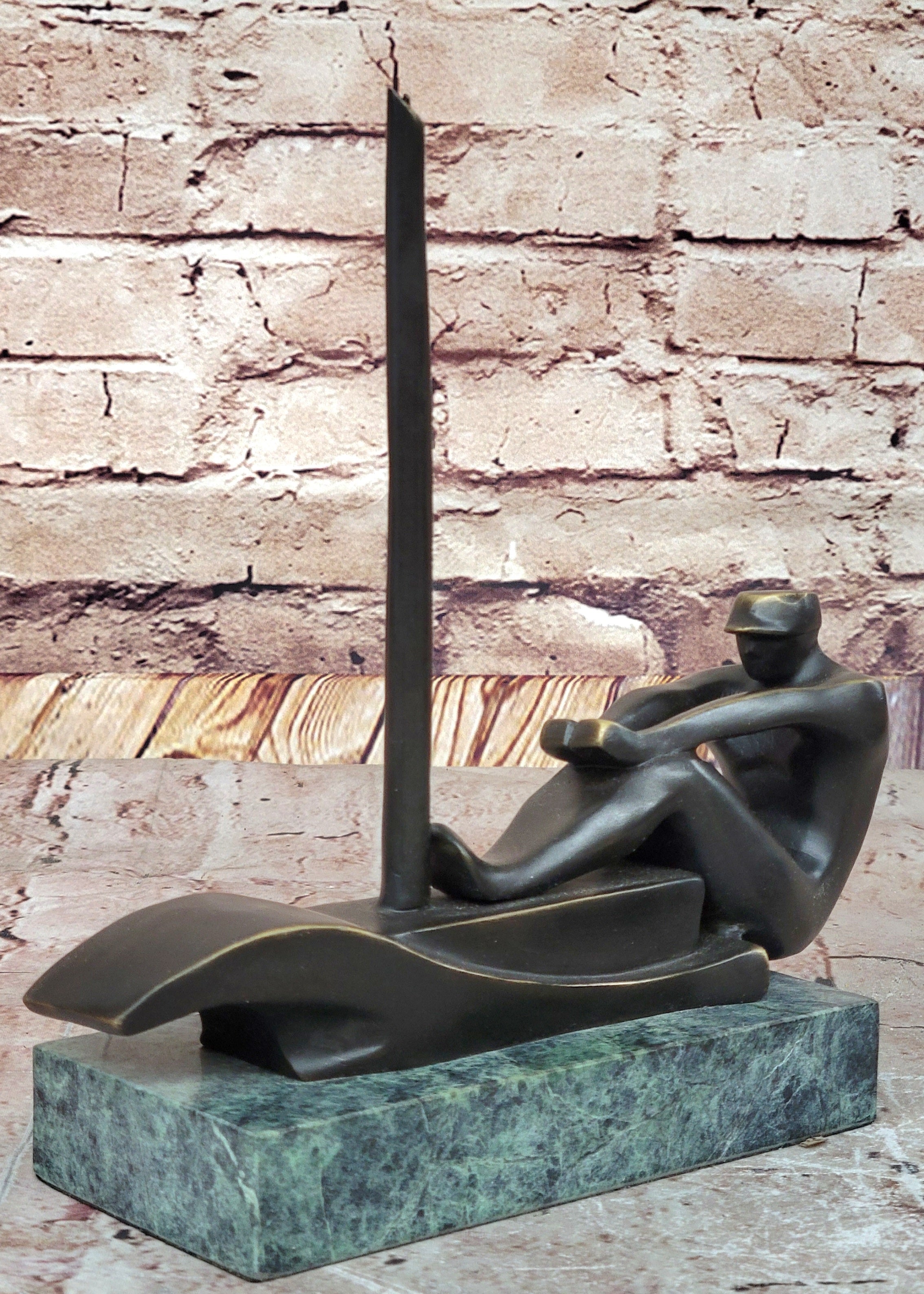 Rowing Crew Boat Canoe Kayak Water Sports Bronze Trophy