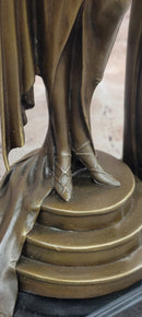 Hand Made Directoire'' by Erte Art Deco Genuine Bronze Sculpture Statue Figurine