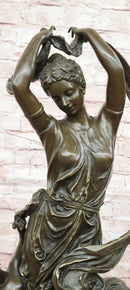 Genuine French Bronze Art Deco Festival Bound by Carrier Belleuse Hand Made