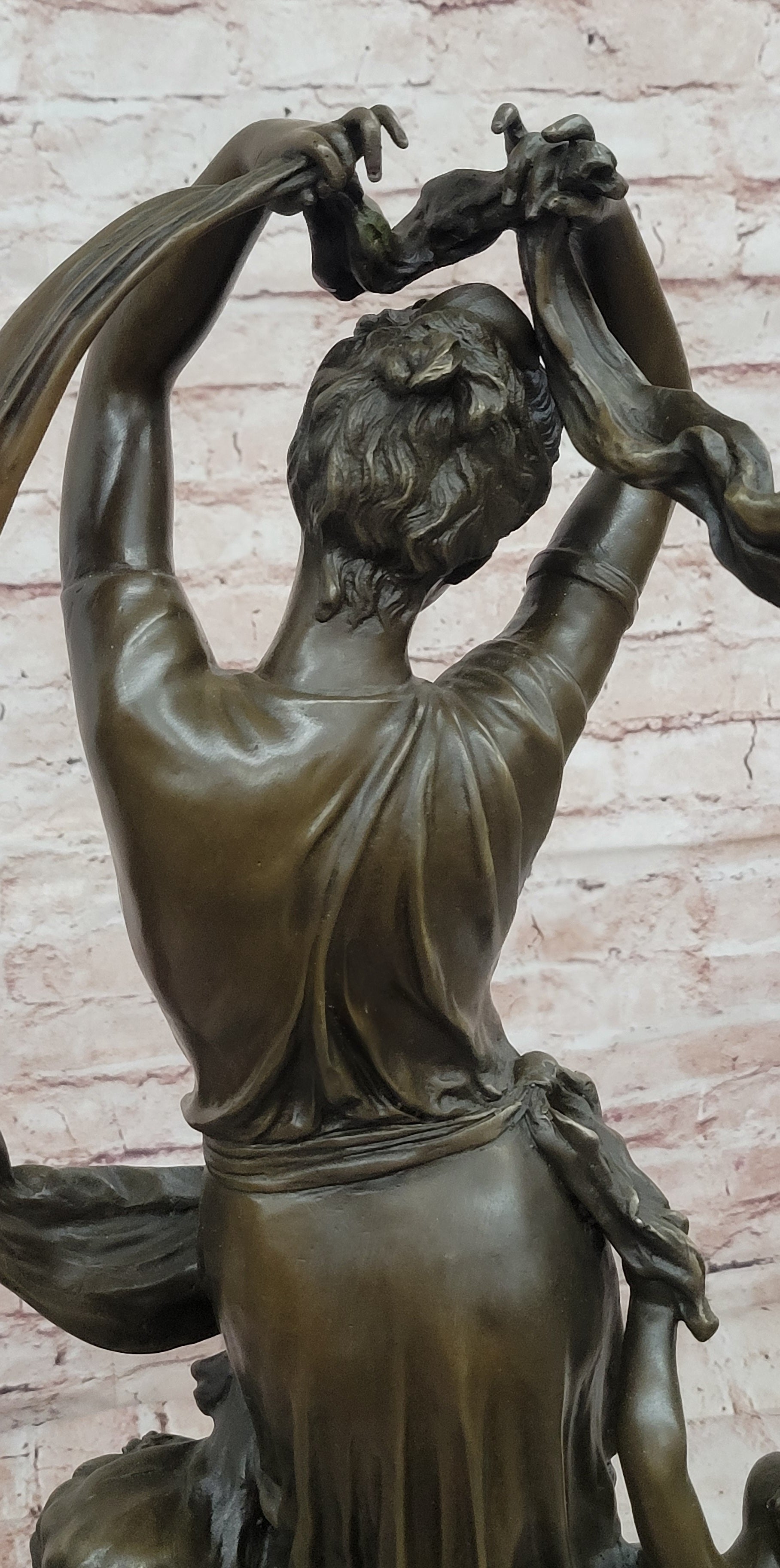 Genuine French Bronze Art Deco Festival Bound by Carrier Belleuse Hand Made