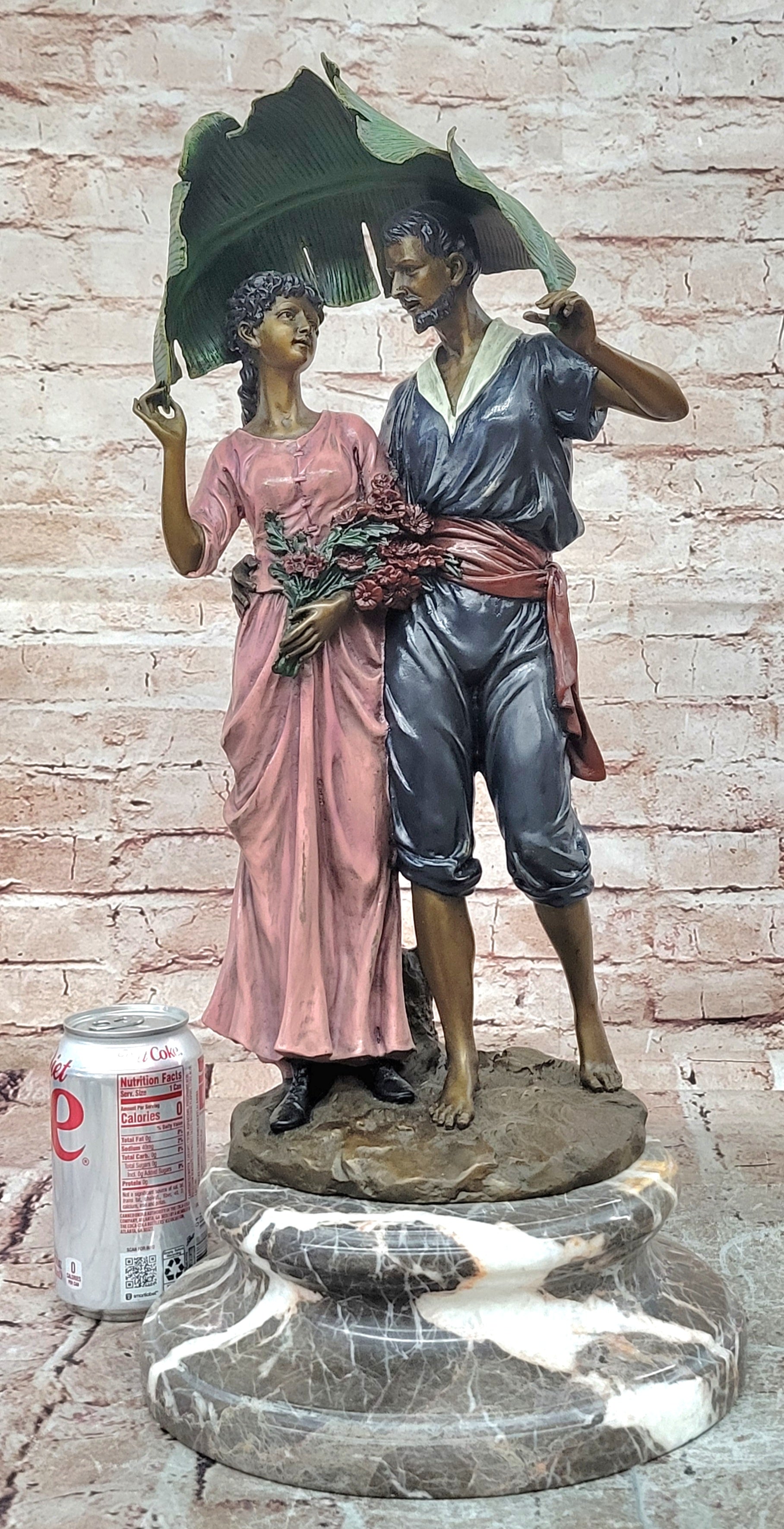 Classic Character from a French Novel Signed C. Belleuse Bronze Sculpture Statue