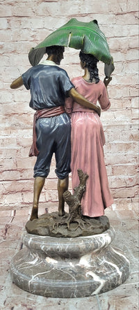 Classic Character from a French Novel Signed C. Belleuse Bronze Sculpture Statue