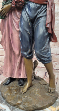 Classic Character from a French Novel Signed C. Belleuse Bronze Sculpture Statue