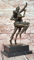 Art Deco Bronze Sculpture `Carnaval Dancers` by Otto Poertzel Hand Made