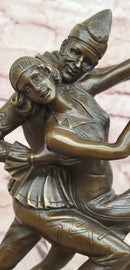 Art Deco Bronze Sculpture `Carnaval Dancers` by Otto Poertzel Hand Made