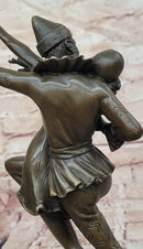 Art Deco Bronze Sculpture `Carnaval Dancers` by Otto Poertzel Hand Made