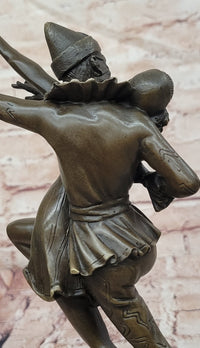 Art Deco Bronze Sculpture `Carnaval Dancers` by Otto Poertzel Hand Made