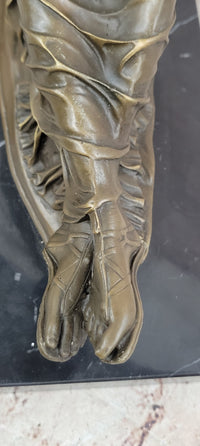 Large Bronze Sculpture Titled ''The Fates'' Modeled After Parthenon Figurine Statue