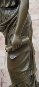 Muses Greek Goddess of Music and Art Genuine Bronze Sculpture by Cesaro