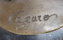 Muses Greek Goddess of Music and Art Genuine Bronze Sculpture by Cesaro