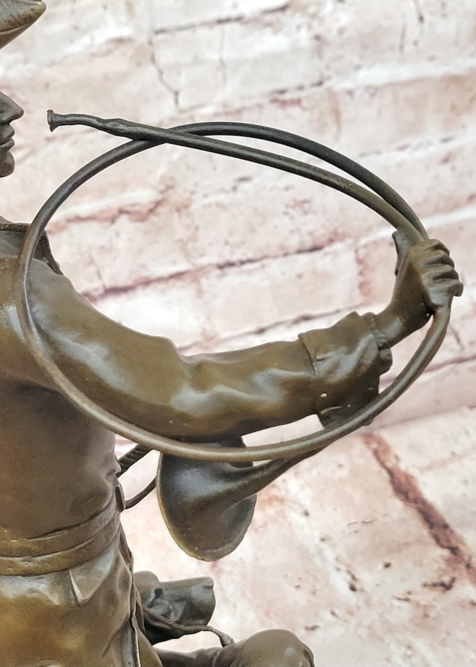 Bronze Hunter Statue by Auguste Moreau Hound Dogs Sculpture Figurine Decor