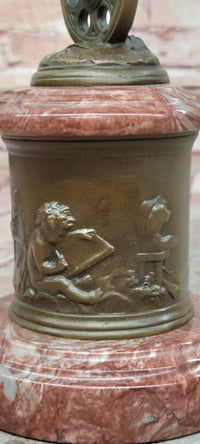 Bronze Figure Lady Fortuna Signed Giambologna Sculptures Hot Cast Figurine