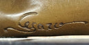 Bronze Male Nude Sculpture Bodybuilder Statue Signed Original Cesaro Gay Art