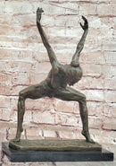Contemporary Bronze Sculpture Abstract Modern Art Dancer Signed Milo Figurine Statue
