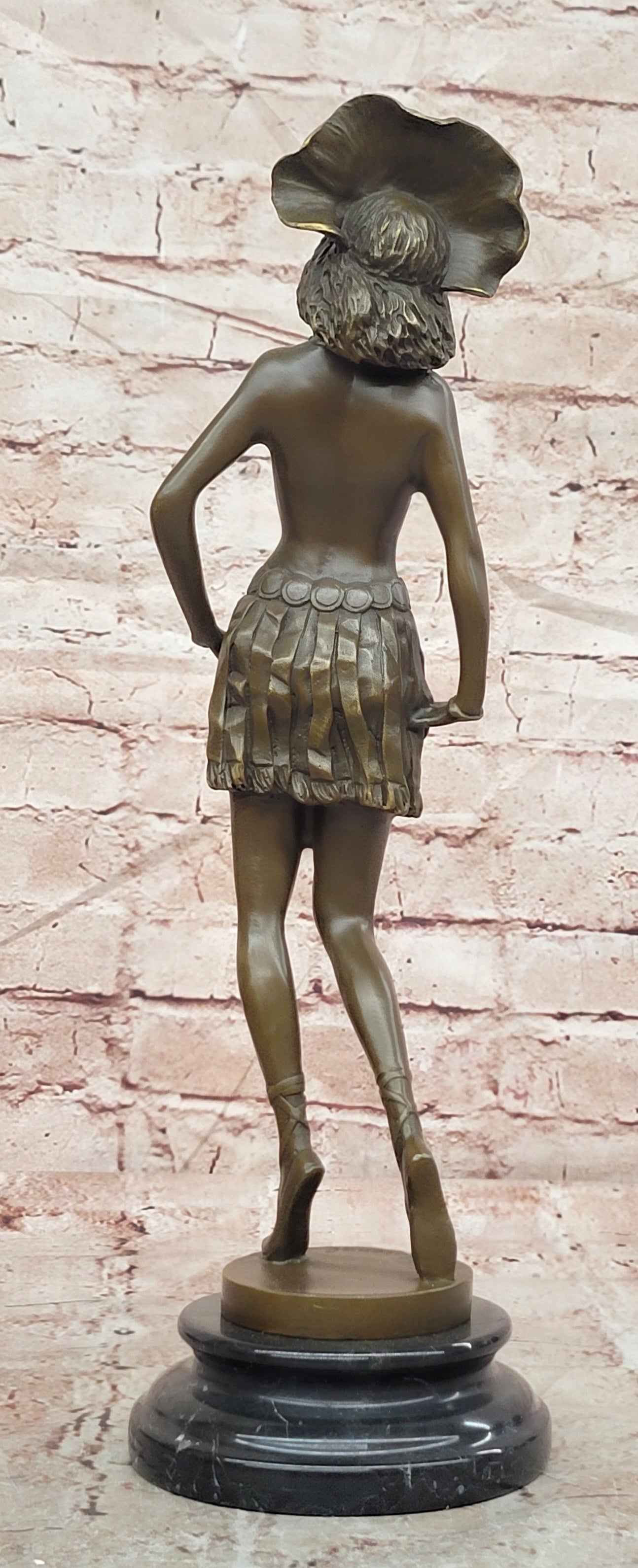 Art Deco Stylish Young Woman Bronze Sculpture by Josef Lorenzl Statue Figure