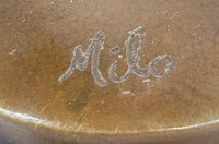 Signed Original Milo Young Girl with Beautiful Dress Dancing Genuine Bronze Sculpture